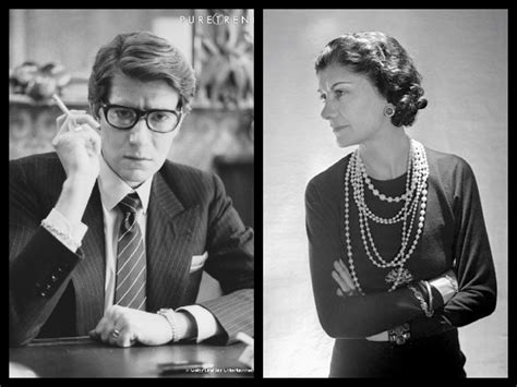 coco chanel et yves saint laurent|coco chanel fashion show.